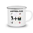 Funny Coolgiftcute Coffee Jazz Jazzmusiccoffeejazz Loverjazz Musicnashvillevintageguitar Camping Mug