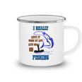 Funny I Really Love It When My Wife Lets Me Go Fishing Camping Mug