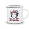Funny Redneck 4Th Of July American Flag Usa Eagle Mullet Camping Mug