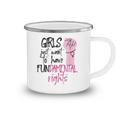 Girls Just Wanna Have Fundamental Human Rights Funny V2 Camping Mug