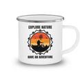 Go Explore Nature Have An Adventure Gift For Wilderness Camping Hiking Lovers Travel In The Wild Gift For Holidays Camping Mug