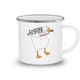 Goose With Knife Sticker Goose Sticker Funny Quotes Funny Animal Stickerspeace Was Never An Option Camping Mug