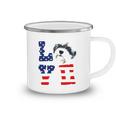 Havanese Love Dog American Flag 4Th Of July Usa Camping Mug