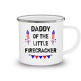 Mens Mens 4Th Of July Dad Daddy Of The Little Firecracker Gifts Camping Mug