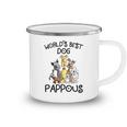 Pappous Grandpa Gift Worlds Best Dog Pappous Camping Mug