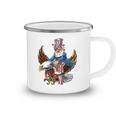 Patriotic Uncle Sam Bald Eagle 4Th Of July American Flag Boy Camping Mug