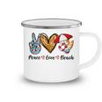 Peace Love Beach Summer Vacation 184 Shirt Camping Mug