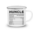 Premium Huncle Like A Regular Uncle But Way More Good Looking Nutrition Chart Camping Mug