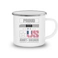 Proud Us Army Soldier Dad 4Th Of July Camping Mug
