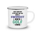 Swim At The Golf Course 74 Trending Shirt Camping Mug