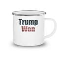 Womens Trump Won Fourth Of July Flag 2024 V-Neck Camping Mug