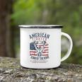 Boxer Graphic With Belt Gloves & American Flag Distressed Camping Mug
