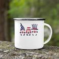 4Th Of July Patriotic Gnomes American Usa Flag Camping Mug