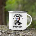 Abraham Lincoln 4Th Of July Drinking Men Women Gift Camping Mug