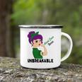 Adrenal Cancer Warrior Strong Women Green Ribbon Adrenal Cancer Adrenal Cancer Awareness Camping Mug