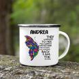 Andrea Name Gift Andrea I Am The Storm Camping Mug