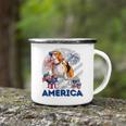 Beagle American Flag Sunglasses 708 Shirt Camping Mug