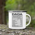 Dada Grandpa Gift Dada Nutritional Facts Camping Mug