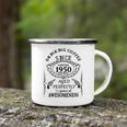 Drinking Coffee Since 1950 Aged Perfectly 72 Years Of Awesomenss Camping Mug