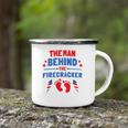 Funny 4Th Of July The Man Behind The Firecracker Daddy Camping Mug