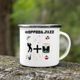 Funny Coolgiftcute Coffee Jazz Jazzmusiccoffeejazz Loverjazz Musicnashvillevintageguitar Camping Mug