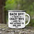 Funny Husband Gifts From Wife Crazy Wife Marriage Humor Camping Mug