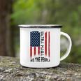 Funny Ultra Maga Vintage American Flag Ultramaga Retro Camping Mug