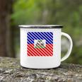 Haitian Flag Pride Haiti Vacation Gift Camping Mug