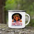 Juneteenth Is My Independence Day 4Th July Black Afro Flag T-Shirt Camping Mug