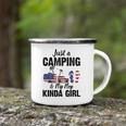 Just A Camping And Flip Flop Kinda Girl 4Th Of July Camping Mug