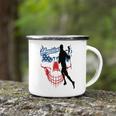 Lacrosse Usa Flag Camping Mug