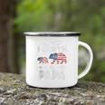 Mens 4Th Of July Gift For Papa Bear Dad Pregnancy Announcement Camping Mug
