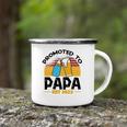 Mens First Time Grandpa Promoted To Papa 2022 Ver2 Camping Mug