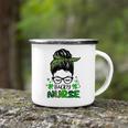 One Lucky Nurse St Patricks Day For Women Funny Nurse Camping Mug