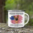 Usa Us Flag 4Th Of July Fathers Day German Shepherd Dad Camping Mug