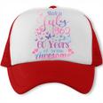 Womens 60Th Birthday July 1962 For Women Her 60 Years Old Awesome Trucker Cap