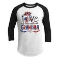 Being Called Grandma Sunflower Usa 685 Shirt Youth Raglan Shirt