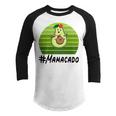 Mamacado Funny Avocado Vegan Gift Youth Raglan Shirt