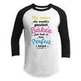 My Moms The Worlds Greatest Baker 131 Trending Shirt Youth Raglan Shirt