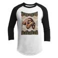 Sloth - Vintage Mandala Youth Raglan Shirt