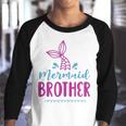 Birthday Mermaid Brother Matching Family For Boys Youth Raglan Shirt