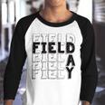 Field Day 2022 For School Teachers Kids And Family Yellow Youth Raglan Shirt
