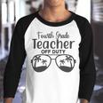 Fourth Grade Teacher V2 Youth Raglan Shirt