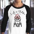 Life Is Golden Mom Funny Pomeranian Mom Youth Raglan Shirt