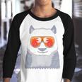 Panda Bear Sunglasses Beach Summer Sleeveless Top 210 Shirt Youth Raglan Shirt