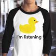 Programmer Rubber Duck Sticker Youth Raglan Shirt