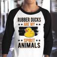 Rubber Duck Spirit Animal Youth Raglan Shirt