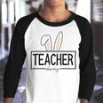 Teacher Bunny Easter Youth Raglan Shirt