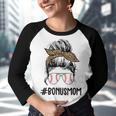 Bonus Mama Funny Mom V2 Youth Raglan Shirt