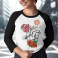 Flower Heart Spring Happy Youth Raglan Shirt